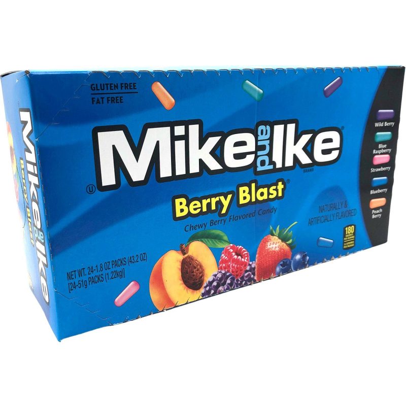 Mike & Ike Candy Mike & Ike Berry Blast 1.8 Oz-24 Count