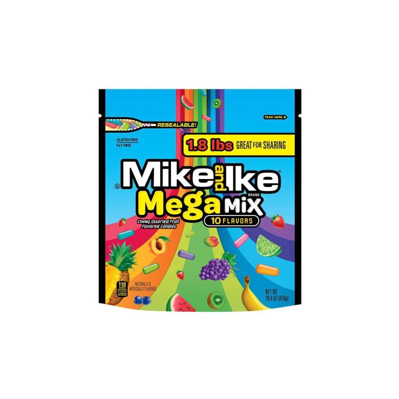 Mike & Ike Candy Mike & Ike Mega Mix 28.8 Ounce