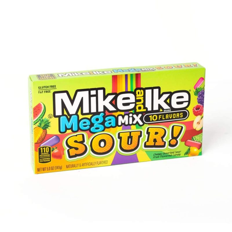 Mike & Ike Candy Mike & Ike Mega Mix Sour Theater Box - 5 Ounce