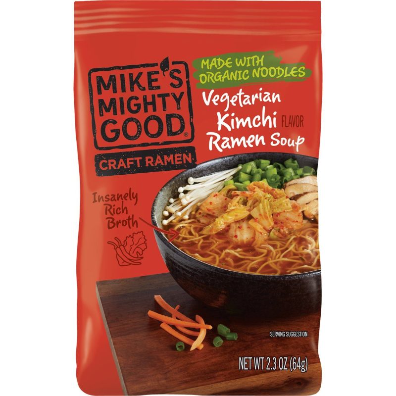 Mike's Mighty Good Craft Ramen Soup Mike's Mighty Good Vegetarian Kimchi 2.3 Ounce