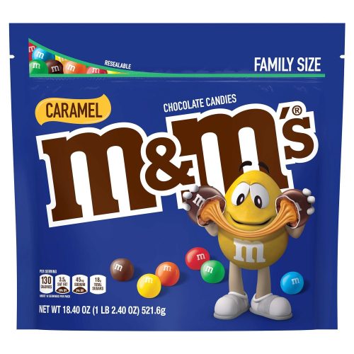 M&M's Chocolate Candies Meltable M&M's Caramel 18.4 Ounce 