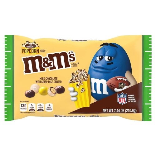 M&M's Chocolate Candies Meltable M&M's Popcorn Crisp 7.44 Ounce 