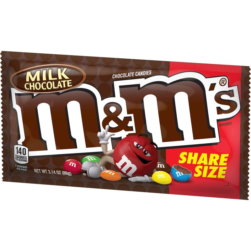 M&M's Chocolate Candies M&M's Milk Chocolate 3.14 Ounce