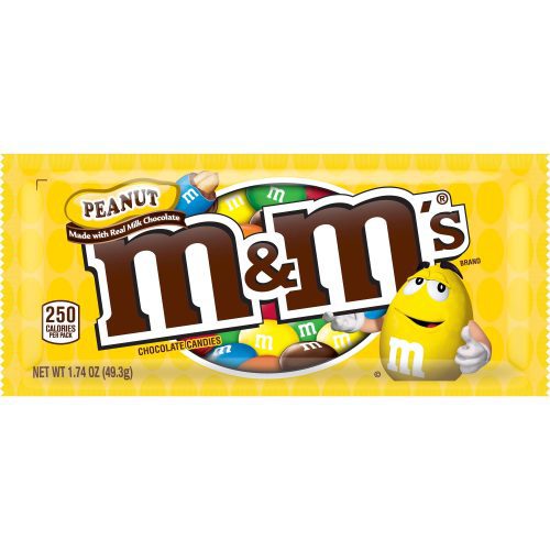 M&M's Peanut Chocolate Candies M&M's 1.74 Ounce 