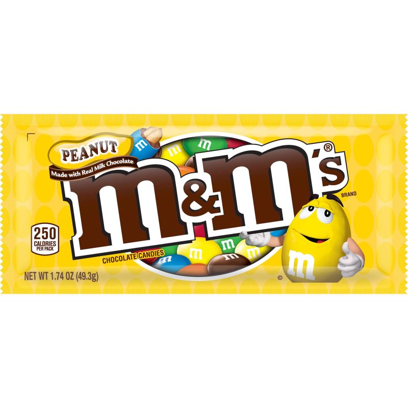 M&M's Peanut Chocolate Candies M&M's 1.74 Ounce