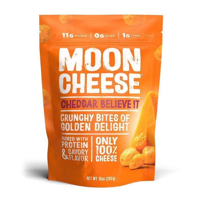 Moon Cheese Cheese Snacks Moon Cheese Cheddar Believe It 10 Ounce