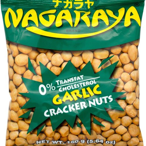 Nagaraya Creacker Nuts Nagaraya Garlic 5.64 Ounce 