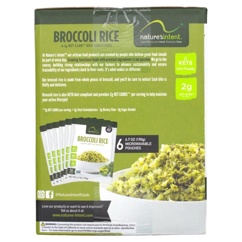 natures intent broccoli rice natures intent 324370