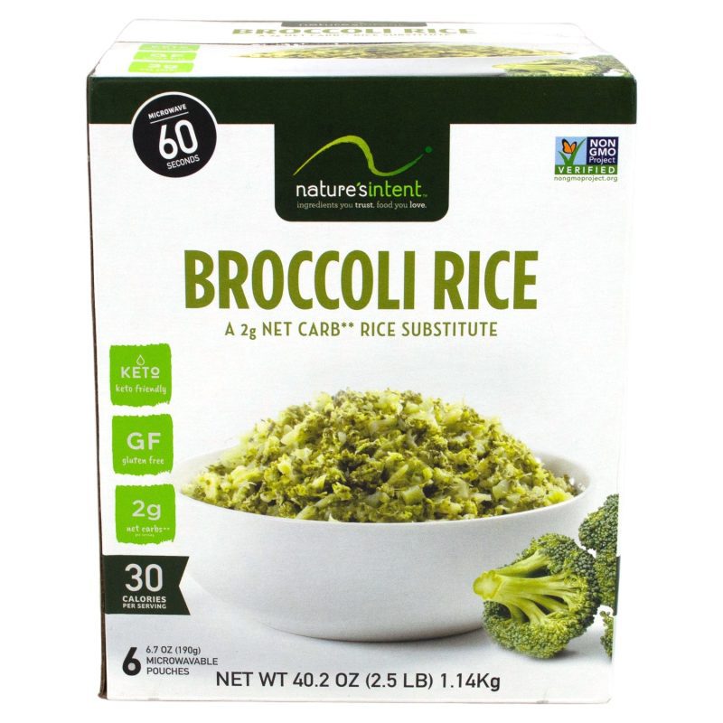 Nature's Intent Broccoli Rice Nature's Intent Original 6.7 Oz-6 Count