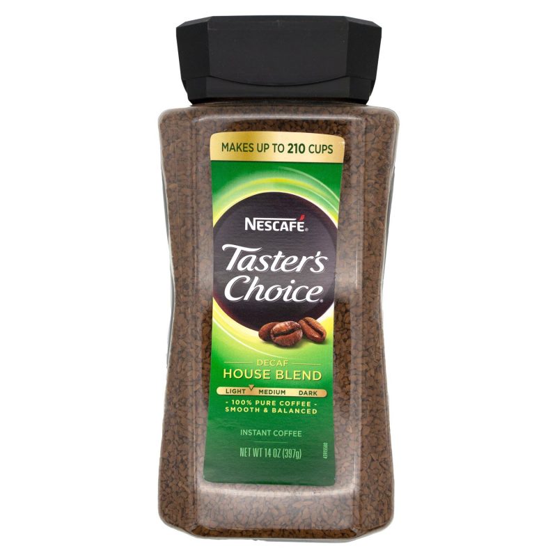 NESCAFÉ Taster's Choice Instant Coffee NESCAFÉ House Blend Decaf 14 Ounce