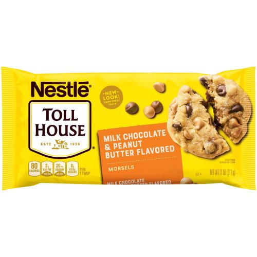 Nestlé Toll House Baking Morsels Toll House Peanut Butter & Milk Chocolate 11 Ounce 