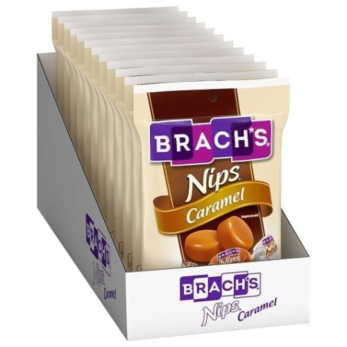 Nips Candies Nips Caramel 3.25 Oz-12 Count 