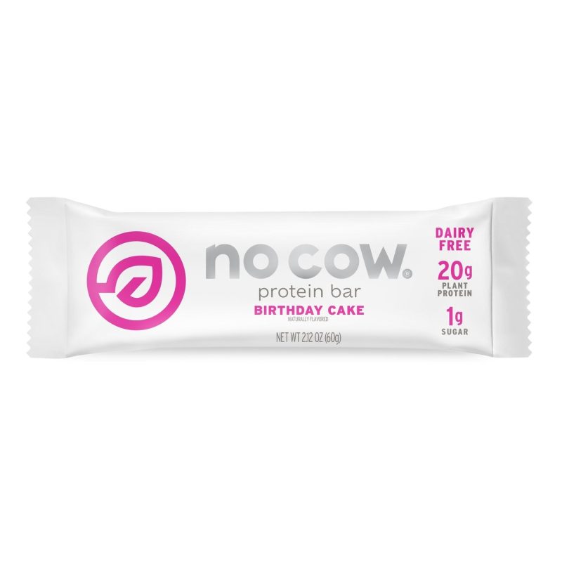 No Cow Plant Based Protein Bars No Cow Birthday Cake 2.12 Ounce