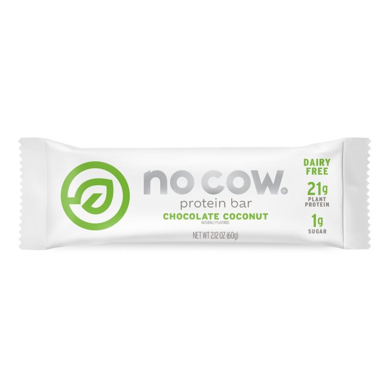 No Cow Plant Based Protein Bars No Cow Chocolate Coconut 2.12 Ounce