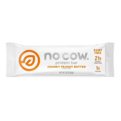 No Cow Plant Based Protein Bars No Cow Chunky Peanut Butter 2.12 Ounce 