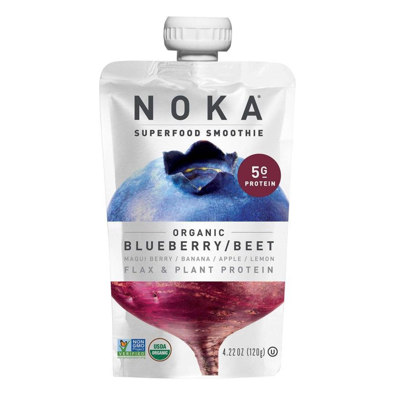 NOKA Superfood Smoothies NOKA Blueberry/Beet 4.22 Ounce