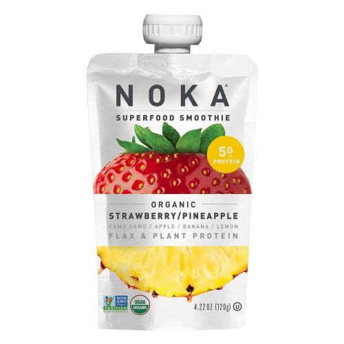 NOKA Superfood Smoothies NOKA Strawberry/Pineapple 4.22 Ounce