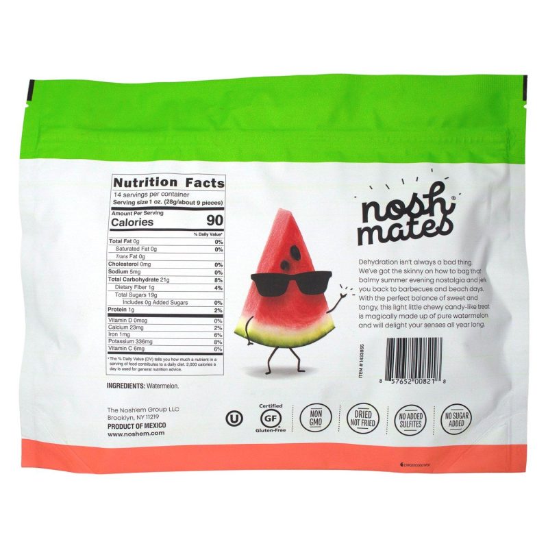 nosh mates watermelon jerky nosh mates 369540