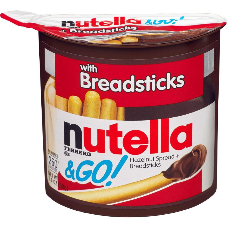 nutella go snack pack nutella breadsticks 18 ounce 872090