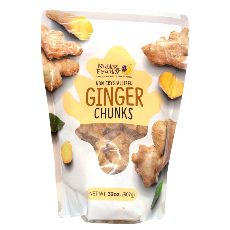 Nutty & Fruity Dried Ginger Nutty & Fruity Original 32 Ounce