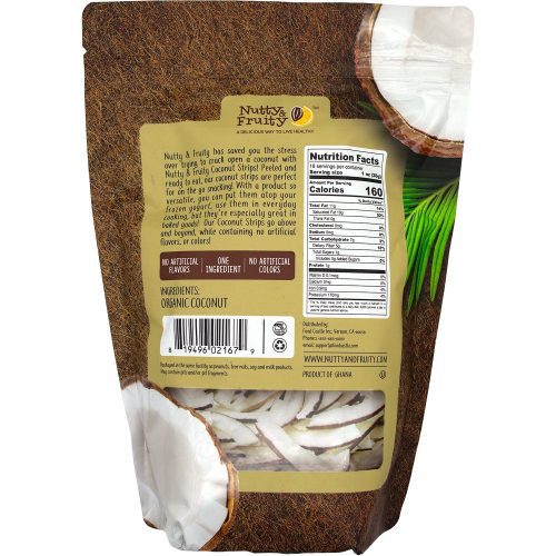 nutty fruity organic coconut strips nutty fruity 994750