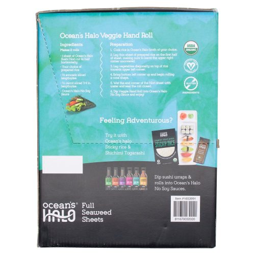 oceans halo organic sushi nori oceans halo 478901