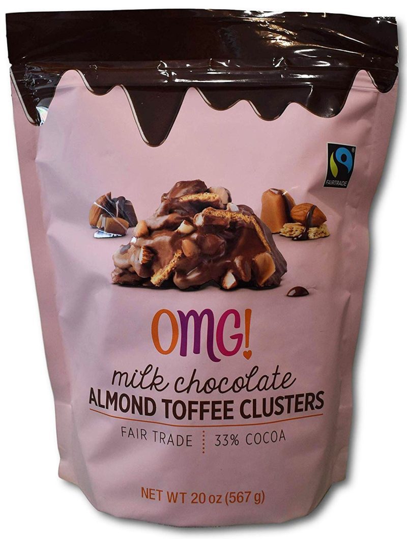 OMG! Milk Chocolate Almond Toffee Clusters OMG! 20 Ounce