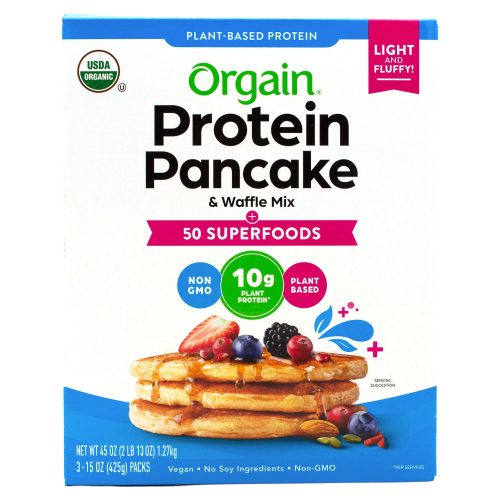 Orgain Protein Pancake & Waffle Mix Orgain Original 15 Oz-3 Count