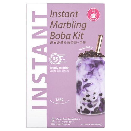 O's Bubble Instant Boba Kit O's Bubble Taro 8.47 Ounce