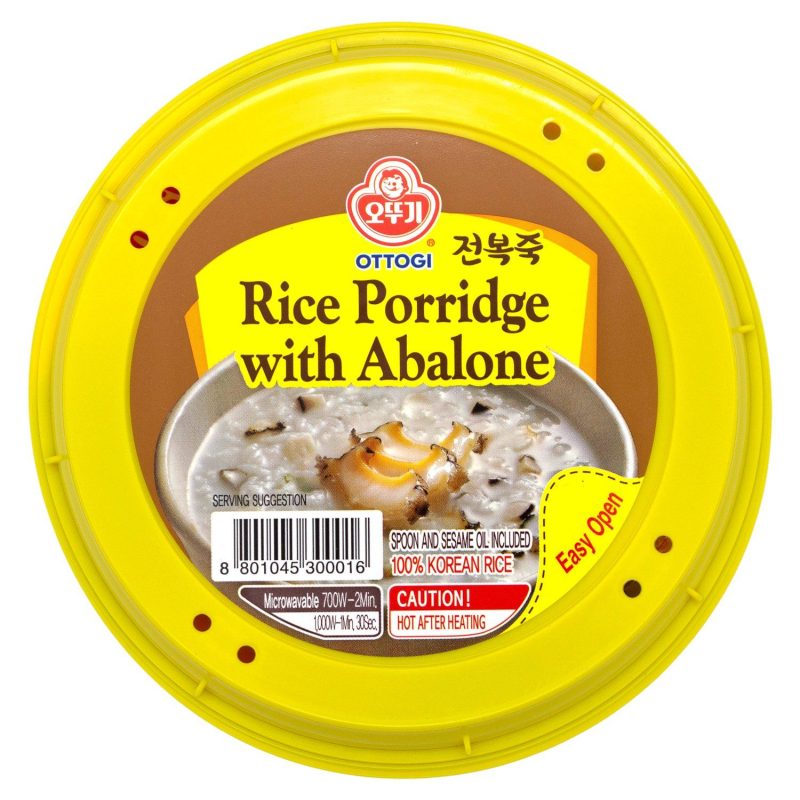 ottogi rice porridge with abalone ottogi 581004