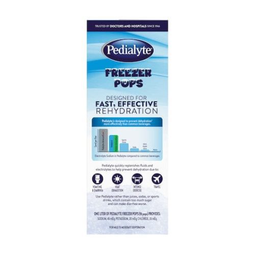 pedialyte assorted freezer pops electrolyte solution pedialyte 337952