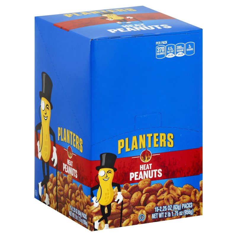 Planters Peanuts Planters Heat 2.25 Oz-15 Count