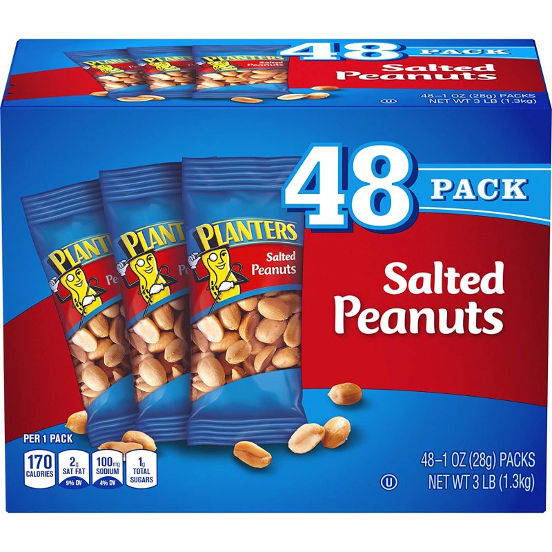 Planters Peanuts Planters Salted 1 Oz-48 Count