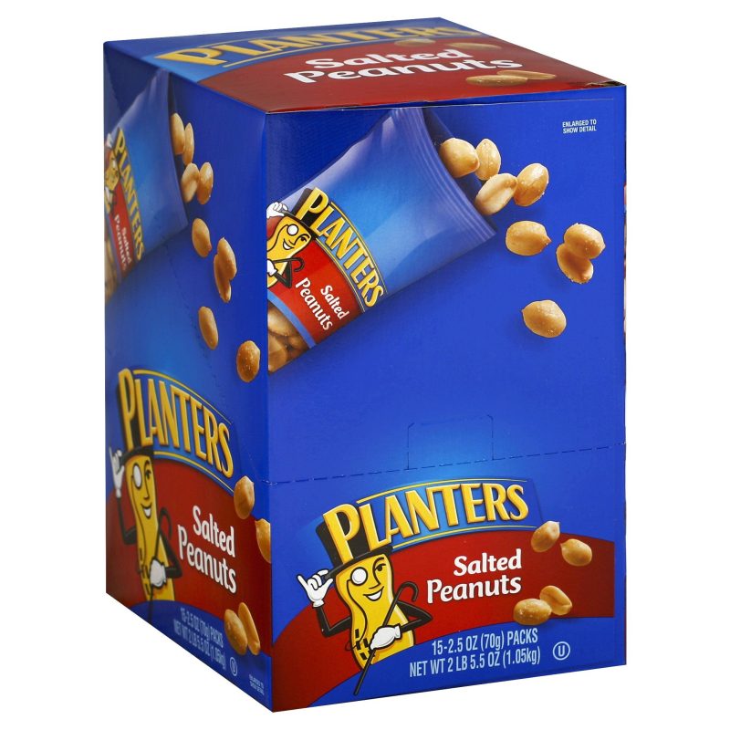 Planters Peanuts Planters Salted 2.5 Oz-15 Count