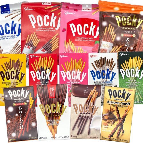 pocky cream covered biscuit sticks glico 367063