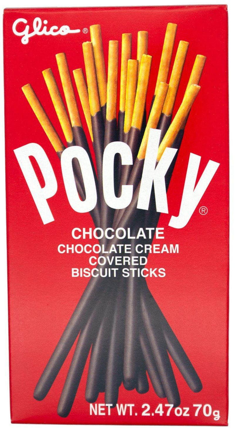 Pocky Cream Covered Biscuit Sticks Glico Chocolate 2.47 Ounce