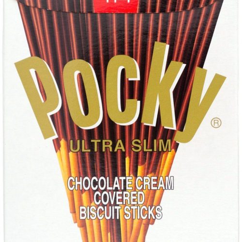 Pocky Cream Covered Biscuit Sticks Glico Gokuboso/Ultra Thin 2.57 Ounce 