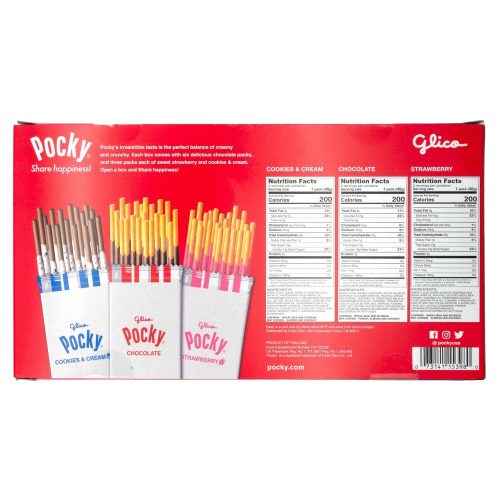 pocky cream covered biscuit sticks meltable glico 895507