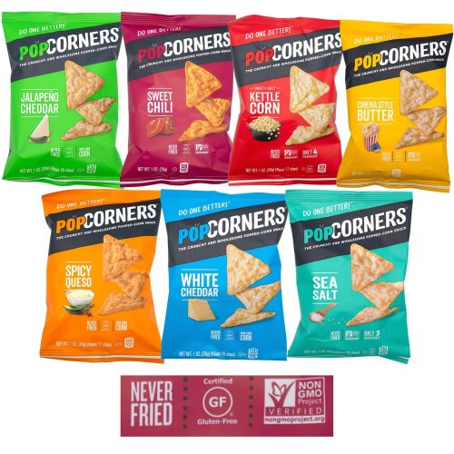 popcorners the crunchy and wholesome popped corn snack popcorners 520739