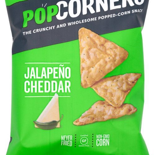 Popcorners - The Crunchy and Wholesome Popped-corn Snack Popcorners Jalapeno Cheddar 1 Ounce 