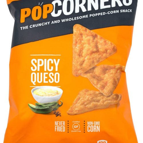 Popcorners - The Crunchy and Wholesome Popped-corn Snack Popcorners Spicy Queso 1 Ounce 