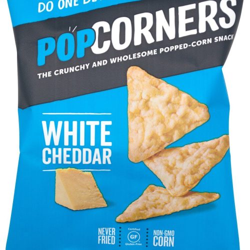 Popcorners - The Crunchy and Wholesome Popped-corn Snack Popcorners White Cheddar 1 Ounce 