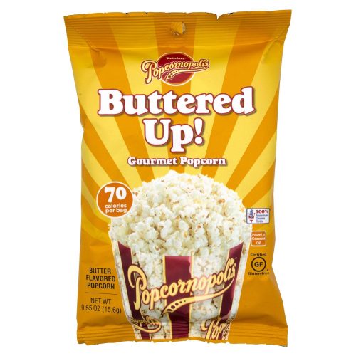 Popcornopolis Gourmet Popcorn Popcornopolis Buttered Up 0.55 Ounce 