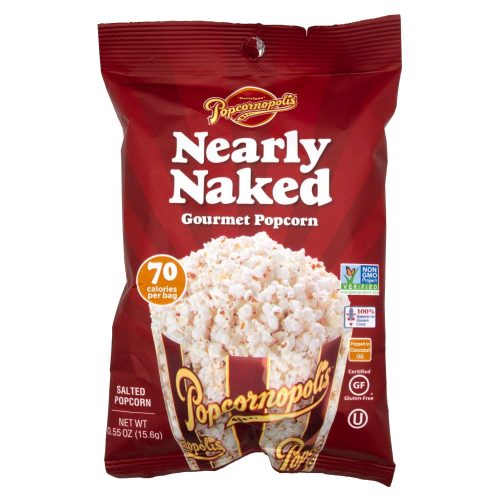 Popcornopolis Gourmet Popcorn Popcornopolis Nearly Naked 0.55 Ounce 