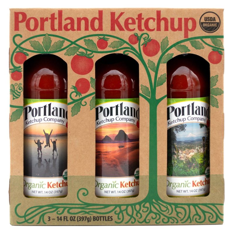 portland ketchup gift box 14 ounce 3 pack portlandia foods 273353