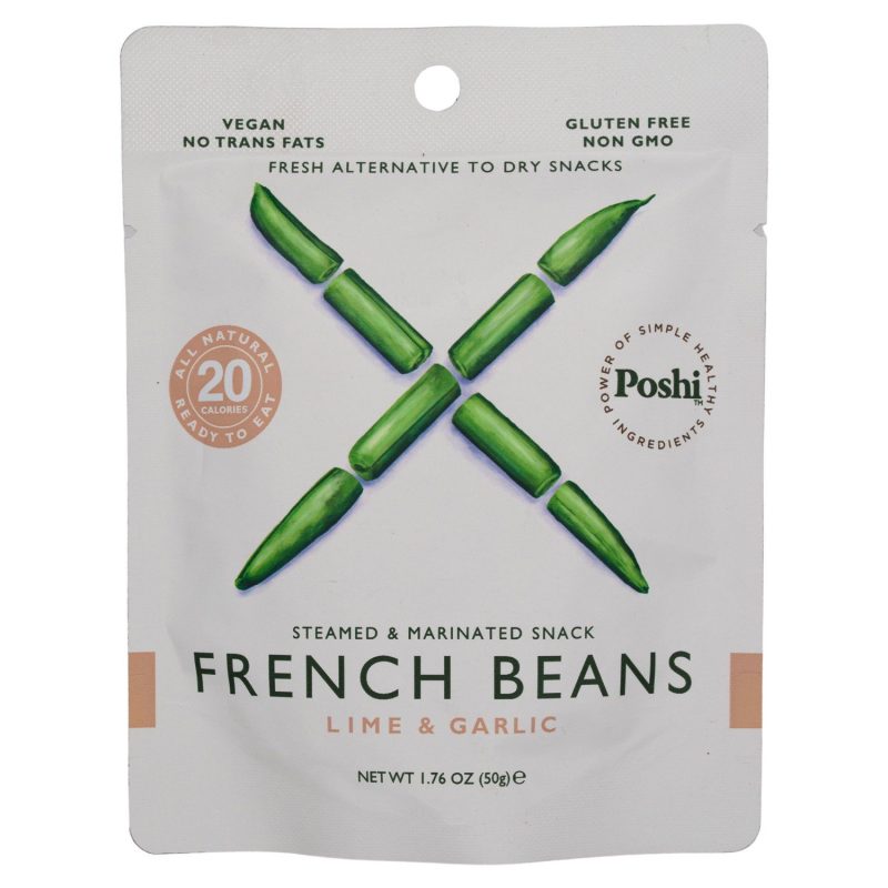 POSHI Vegetable Snacks Elma Farms French Beans 1.76 Ounce