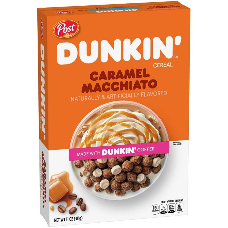 Post Dunkin' cereal Post Caramel Macchiato 11 Ounce