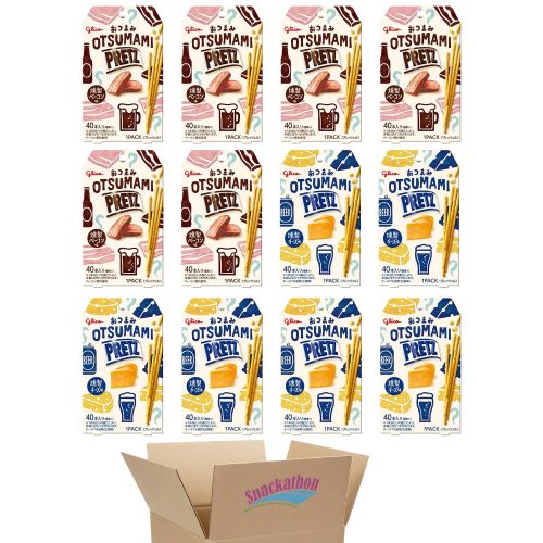 Pretz Biscuit Stick Variety Pack, 0.85 Ounce Each (Pack of 12, Smoked) Snackathon 