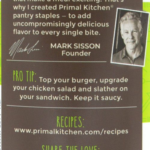 primal kitchen mayo with avocado oil primal kitchen 707408