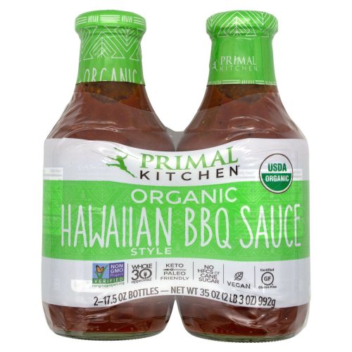 Primal Kitchen Organic BBQ Sauce Primal Kitchen Hawaiian 17.5 Oz-2 Count 